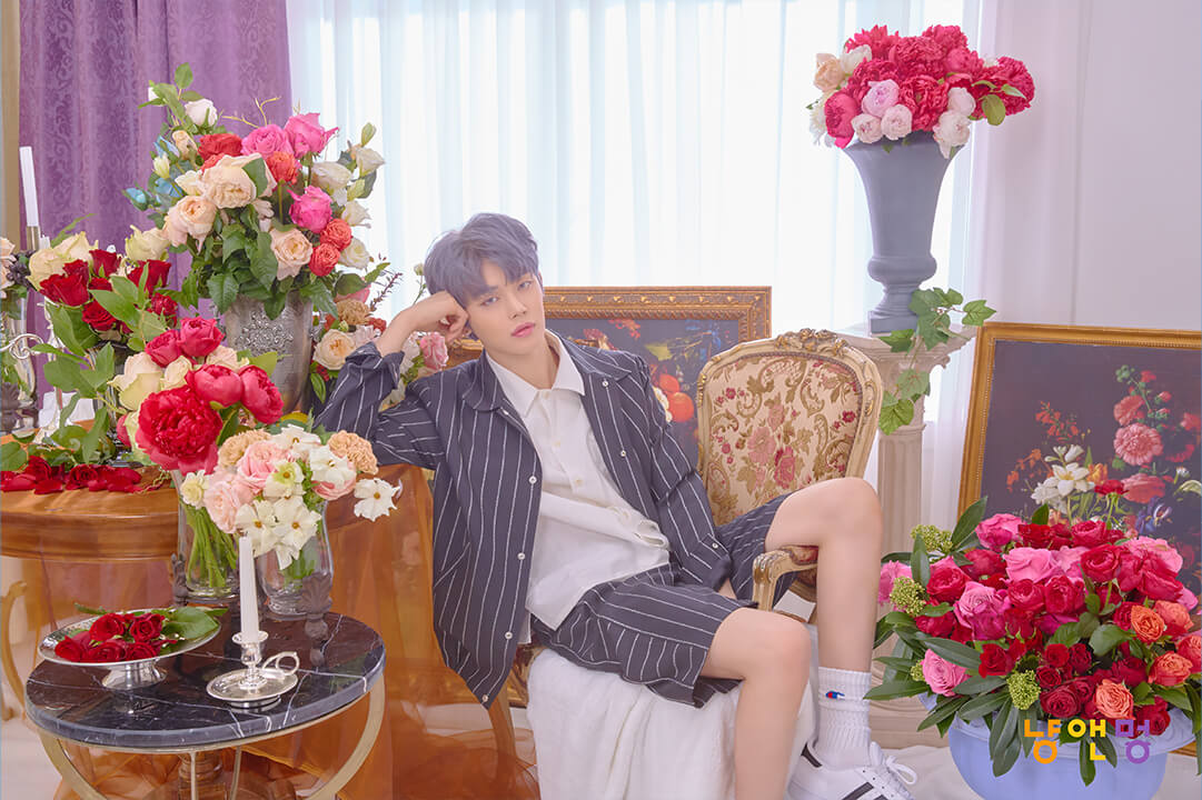 Cat & Dog CONCEPT PHOTO; TOMORROW X TOGETHER 멤버 연준의 사진입니다.