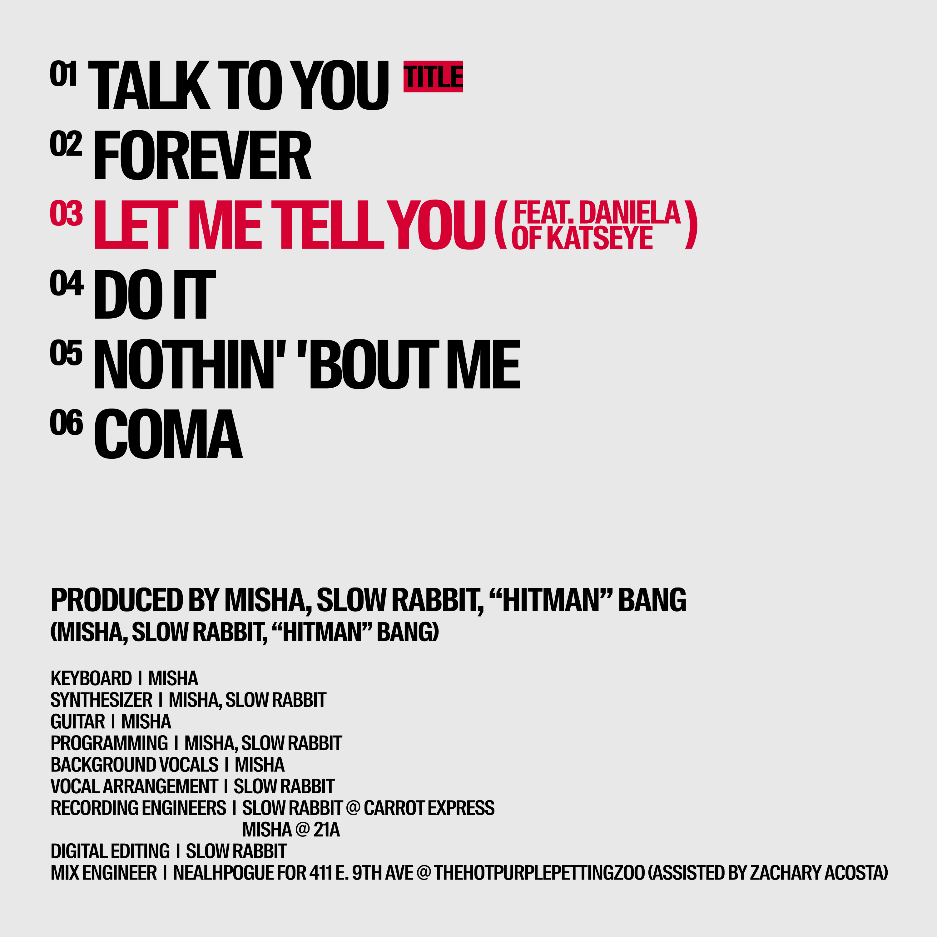 LET ME TELL YOU